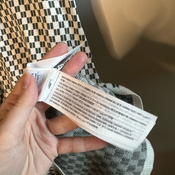 Abercrombie & Fitch Checkered Knit Sweater Mini Dress - Picture 9 of 13